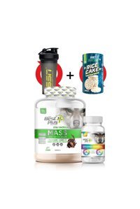 Bpn Best Plus Nutrition Çikolata Aromalı 45 Servis Kilo Aldırıcı Gainer 4500 gr Toz + Vitamin + Shaker