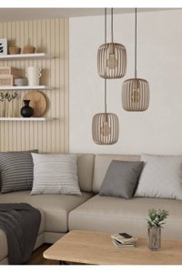 Eglo Callow Tekli Siyah Küre Modern Çelik Salon-Oturma Odası Avize
