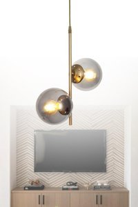 Simaavize 8'li Beyaz Ahtapot Modern Metal Salon-Oturma Odası Avize
