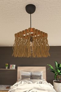 Gekahome Tekli Pembe Sarkıt Modern Plastik Bebek-Çocuk Odası Avize