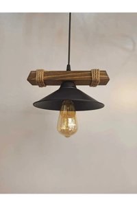 Luna Lighting 6'lı Sarı Helezon Modern Cam Salon-Oturma Odası Avize