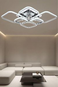 Elzey Home Tekli Pembe Modern Bambu Salon Avize