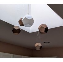 Vk Home Aydınlatma Hümayun 4'lü Beyaz Metal Klasik Metal Salon-Oturma Odası Avize
