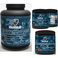 Bewolf Nutrition Hindistan Cevizi Aromalı 40 Servis Kilo Aldırıcı Gainer 4000 gr Toz + Bcaa 620 gr + Arjinin