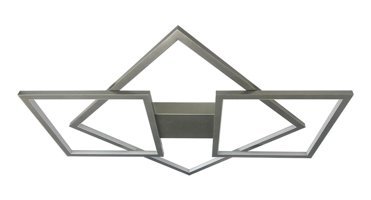 Viesteknoloji Tekli Gri Kumaş Modern Kumaş Salon-Oturma Odası Avize
