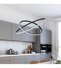 Özcan Aydınlatma 2833-1A-21 Potiri Tekli Şeffaf Küre Modern Cam Salon-Oturma Odası Avize