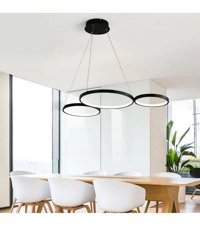 Özcan Aydınlatma 2833-3A-28 Potiri 3'lü Çok Renkli Küre Modern Cam Salon-Oturma Odası Avize