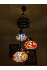 Sanctum 4'lü Siyah Ledli Modern Alüminyum Salon-Oturma Odası Avize
