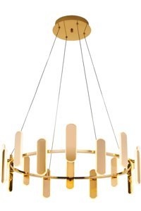 Tt Aydınlatma Tt317-Sr Tekli Sarı Ledli Modern Alüminyum Antre-Hol Avize