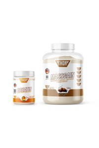 Thor Nutrition Çikolata Aromalı 30 Servis Kilo Aldırıcı Gainer 3000 gr Toz + Kreatin Mango Aromalı 60 Servis 300 gr