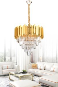 Home Tekli Siyah Ledli Modern Alüminyum Salon-Oturma Odası Avize