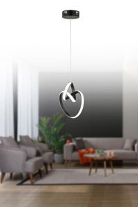 Homing Tekli Kırmızı Baskılı Modern Plastik Bebek-Çocuk Odası Avize