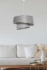 Avizemoda 4'lü Gümüş Sarkıt Modern Alüminyum Salon-Oturma Odası Avize