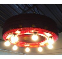 İstanbul Avize Tekli Gümüş Ledli Modern Metal Salon-Oturma Odası Avize