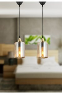 Avizemoda 5'li Gümüş Modern Alüminyum Salon Avize