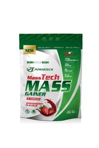 Powertech Çilek Aromalı 8 Servis Kas Yapıcı Gainer 1500 gr Toz