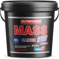 Nutripower Nutrition Çilek Aromalı 50 Servis Kas Yapıcı Gainer 5000 gr Toz