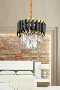 Homing 5'li Sarı Modern Hasır Salon-Oturma Odası Avize