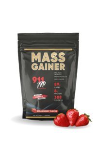 911 Pro Nutrition Çilek Aromalı 1 Servis Kas Yapıcı Gainer 100 gr Toz