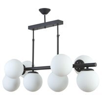 Mazel 3'lü Altın Sarkıt Modern Cam Salon-Oturma Odası Avize
