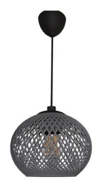 Rscollectıons Dron Tekli Gümüş Ledli Modern Krom Salon-Oturma Odası Avize