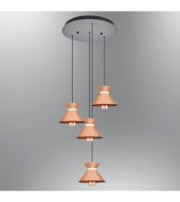 Lina 259 Tekli Çok Renkli Sarkıt Modern Kumaş Bebek-Çocuk Odası Avize
