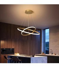 Poplinhome 1212 Tekli Ekru Makrome Bohem Çelik Salon-Oturma Odası Avize
