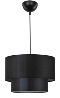 Etsylight Adore 2'li Siyah Sarkıt Modern Cam Salon-Oturma Odası Avize