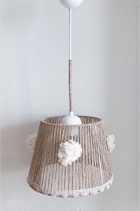 Burenze Tekli Sarı Ledli Modern Alüminyum Salon Avize