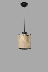 Naturel Lighting Balle Tekli Sarı Sarkıt Modern Halat Salon-Oturma Odası Avize