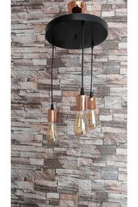 Woodhub Tekli Gümüş Ledli Modern Krom Antre-Hol Avize
