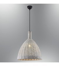 Tt Aydınlatma Tt003-By Tekli Beyaz Ledli Modern Alüminyum Salon-Oturma Odası Avize