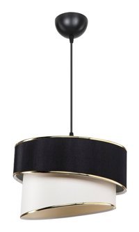 Luna Lighting Tekli Siyah Sarkıt Modern Metal Salon-Oturma Odası Avize