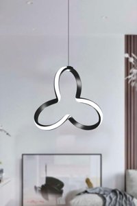 Eglo Tamaresco Tekli Beyaz Silindir Modern Çelik Salon-Oturma Odası Avize