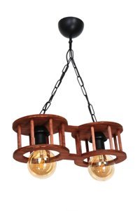 Avizevi 2'li Sarı Sarkıt Modern Metal Salon-Oturma Odası Avize