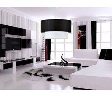 Ultra Home 4461-18-01 Tekli Beyaz Hasır Rustik Bambu Salon-Oturma Odası Avize