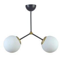 Markatech 5'li Siyah Sarkıt Modern Metal Salon-Oturma Odası Avize