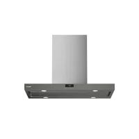 Arçelik P 54 SAES 90 cm Cam Yüzey Karbon Filtreli Bacalı-Bacasız Ada Tipi Davlumbaz Gri
