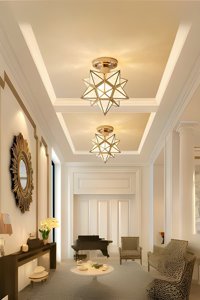 Tt Aydınlatma Tt006-1-Esk Tekli Sarı Ledli Modern Alüminyum Salon-Oturma Odası Avize