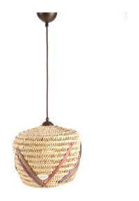 Retro Home Design Tekli Bej Hazeran Bohem Hasır Salon-Oturma Odası Avize