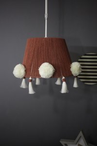 Özpolataydınlatma 5'li Beyaz Şapkalı Modern Cam Salon-Oturma Odası Avize