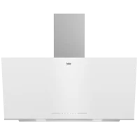 Beko BDE 9062 B 90 cm Cam Yüzey Karbon Filtreli Bacalı-Bacasız Duvar Tipi Davlumbaz Beyaz