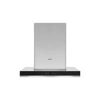 Simfer 9610 60 cm Cam Yüzey Bacalı-Bacasız Ada Tipi Davlumbaz Inox