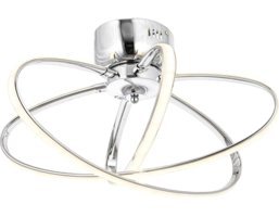 Eglo Optica-C Tekli Beyaz Küre Modern Çelik Salon-Oturma Odası Avize