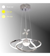 Tekfa Atalanta Tekli Siyah Sarkıt Modern Plastik Salon-Oturma Odası Avize