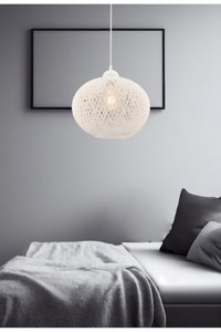 Elektroyou Tekli Beyaz Ledli Modern Alüminyum Antre-Hol Avize