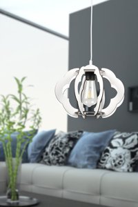 Begüsa Göktuğ 2'li Beyaz Metal Modern Alüminyum Salon-Oturma Odası Avize
