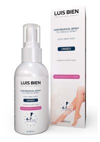 Luis Bien Tüm Ciltler İçin Tüm Vücut Genital Bölge Unisex Tüy Dökücü Sprey 100 ml