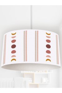 Evlight Tekli Bordo Pasta Modern Plastik Oturma Odası-Genç Odası Avize