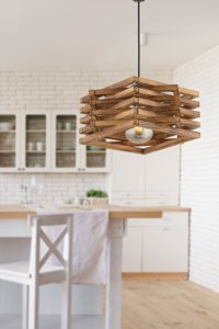 Bby Home & Desıgn Cuco Tekli Siyah Sarkıt Modern Kumaş Antre-Hol Avize